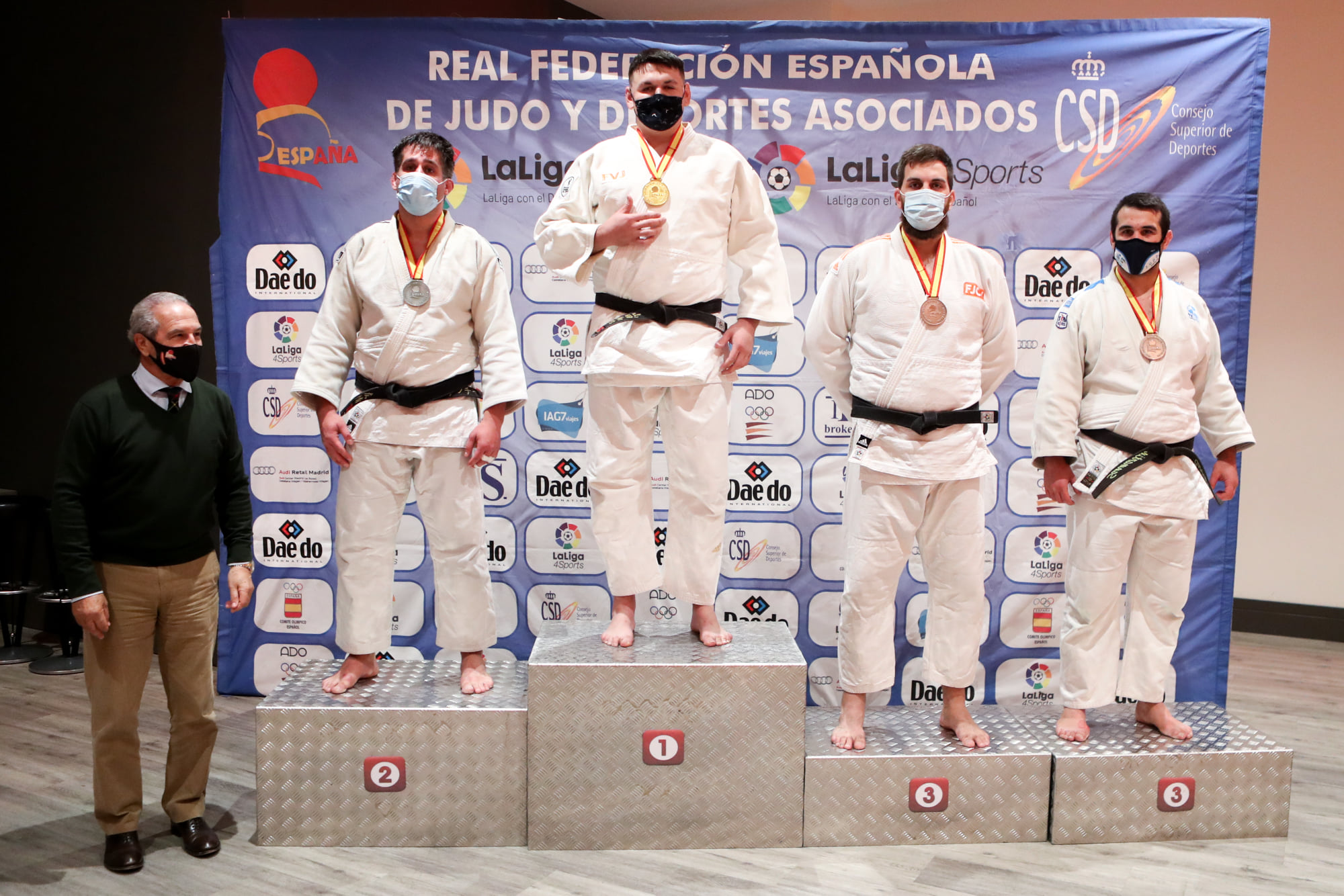 JAIONE EQUISOAIN Y SANTYAGO DIAZ, MEDALLA DE PLATA Campeonato de España de Judo Absoluto 2020